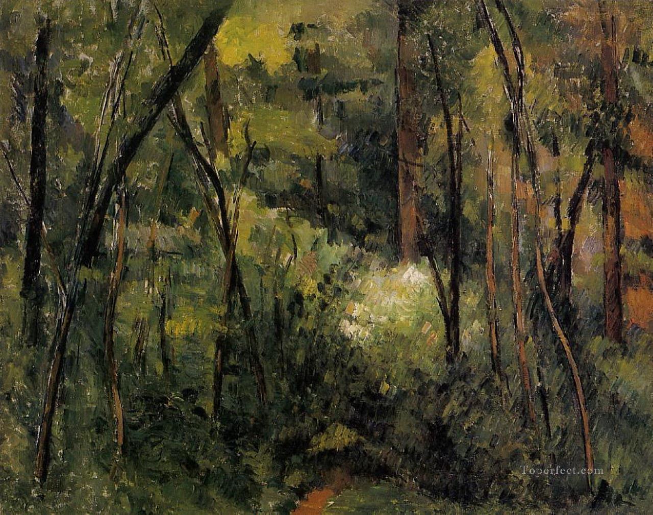 In the Woods 2 Paul Cezanne Oil Paintings